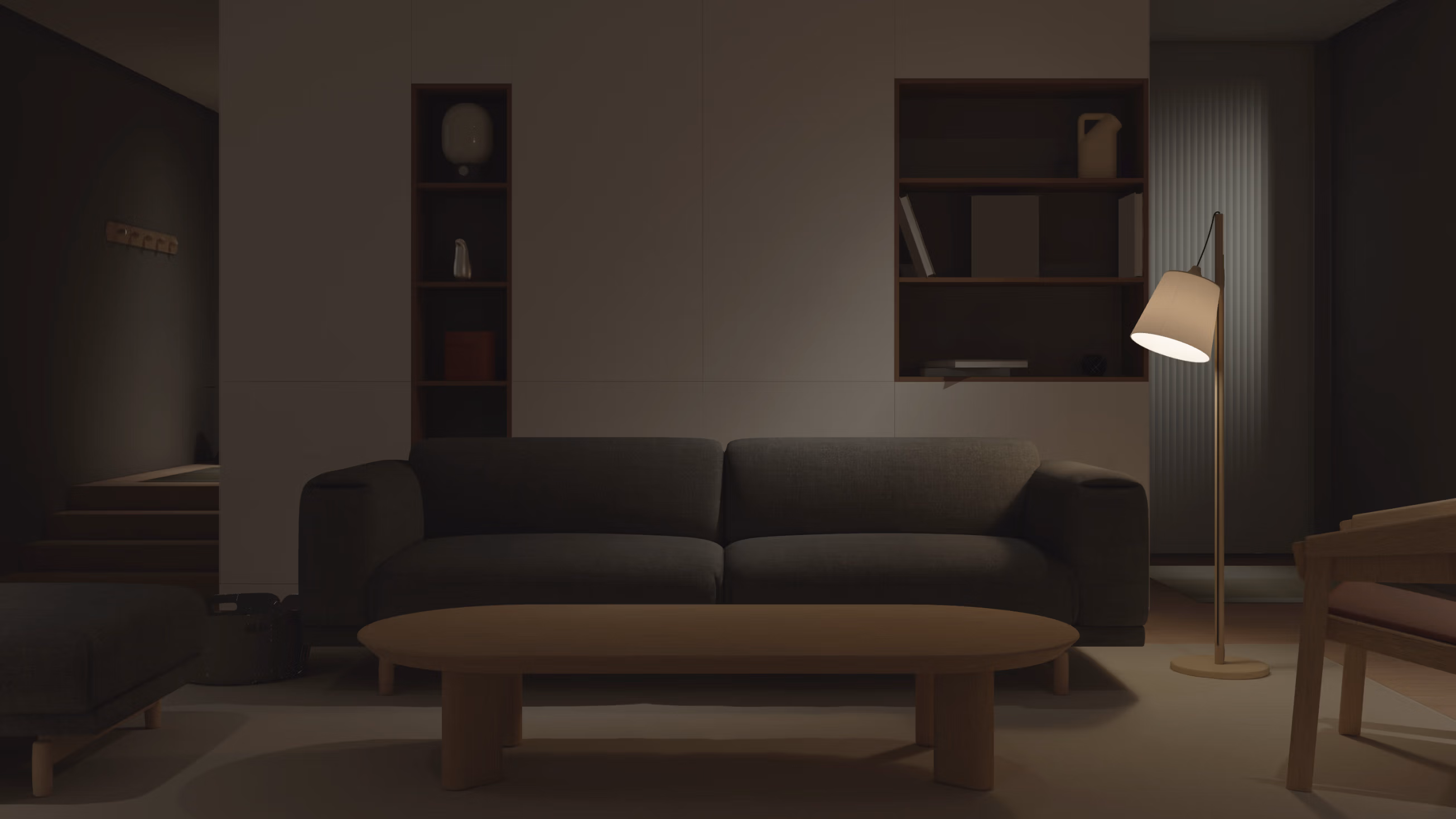 Home Night background